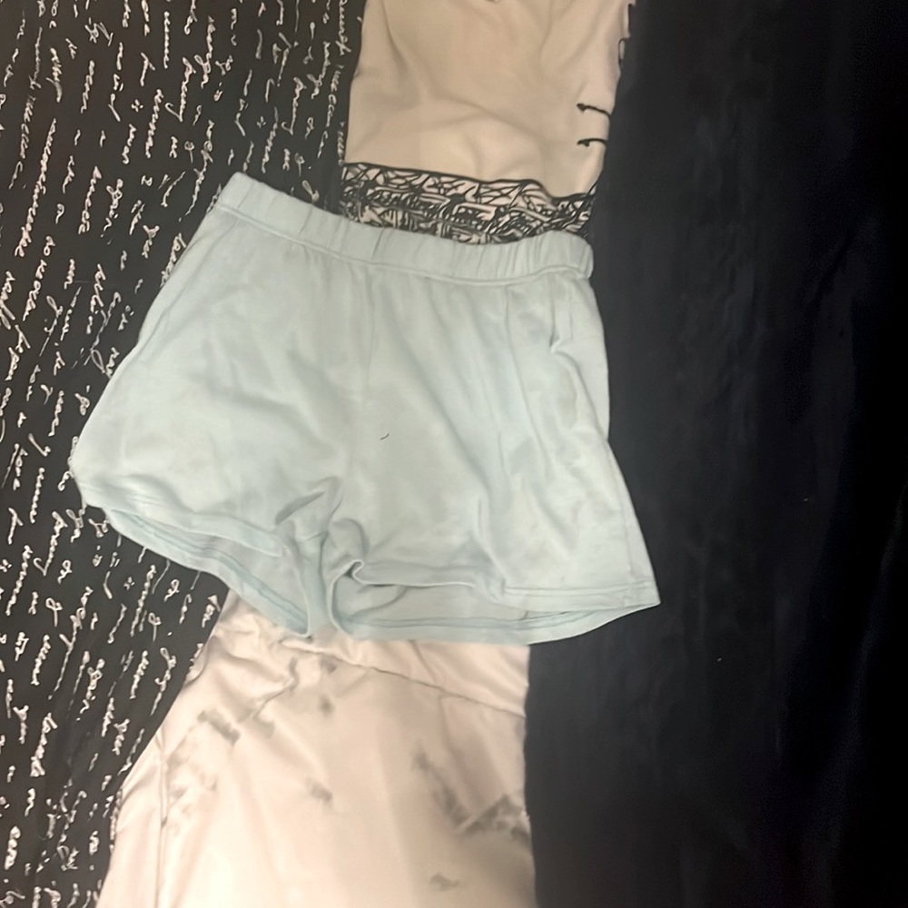 Teal Pajama shorts